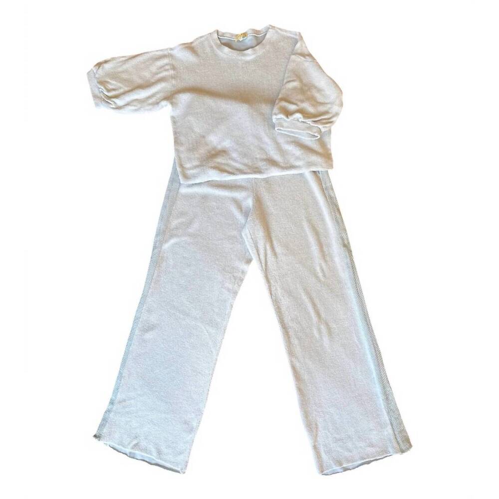 NEW STARKX women's luca textured pant in white
